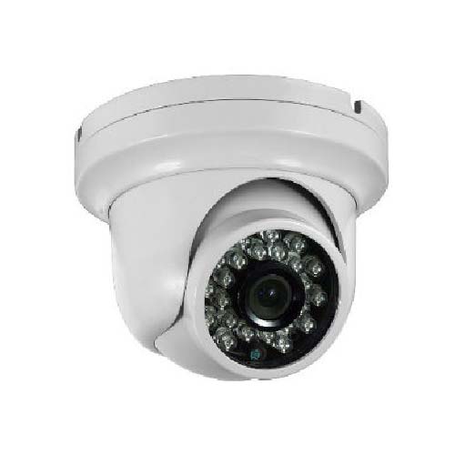 5M H.265 P2P鐵殼半球型24顆LED燈紅外線網路攝影機